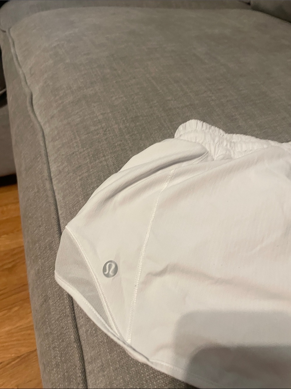 lululemon athletica White Women’s Athletic Running Shorts - Picture 3 of 3